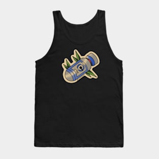 Capsule Tattoo Flash Design Tank Top